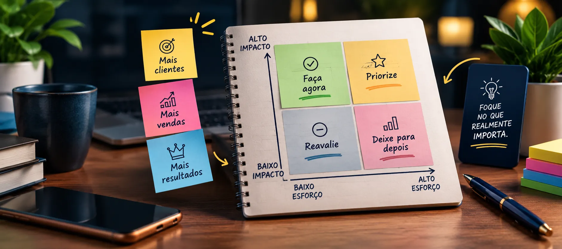 Matriz esforço x impacto